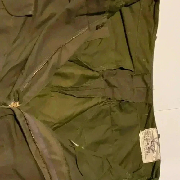 Peerless Vintage Combat  Military Trousers March 1963 Army Green Size 5 - Picture 9 of 9
